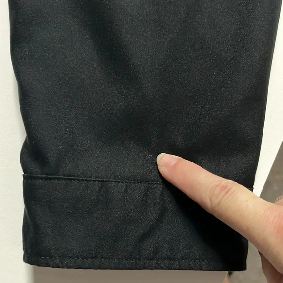 Imperfect Nautica jacket mens black large full zip jacket front & inside pockets - Picture 6 of 17